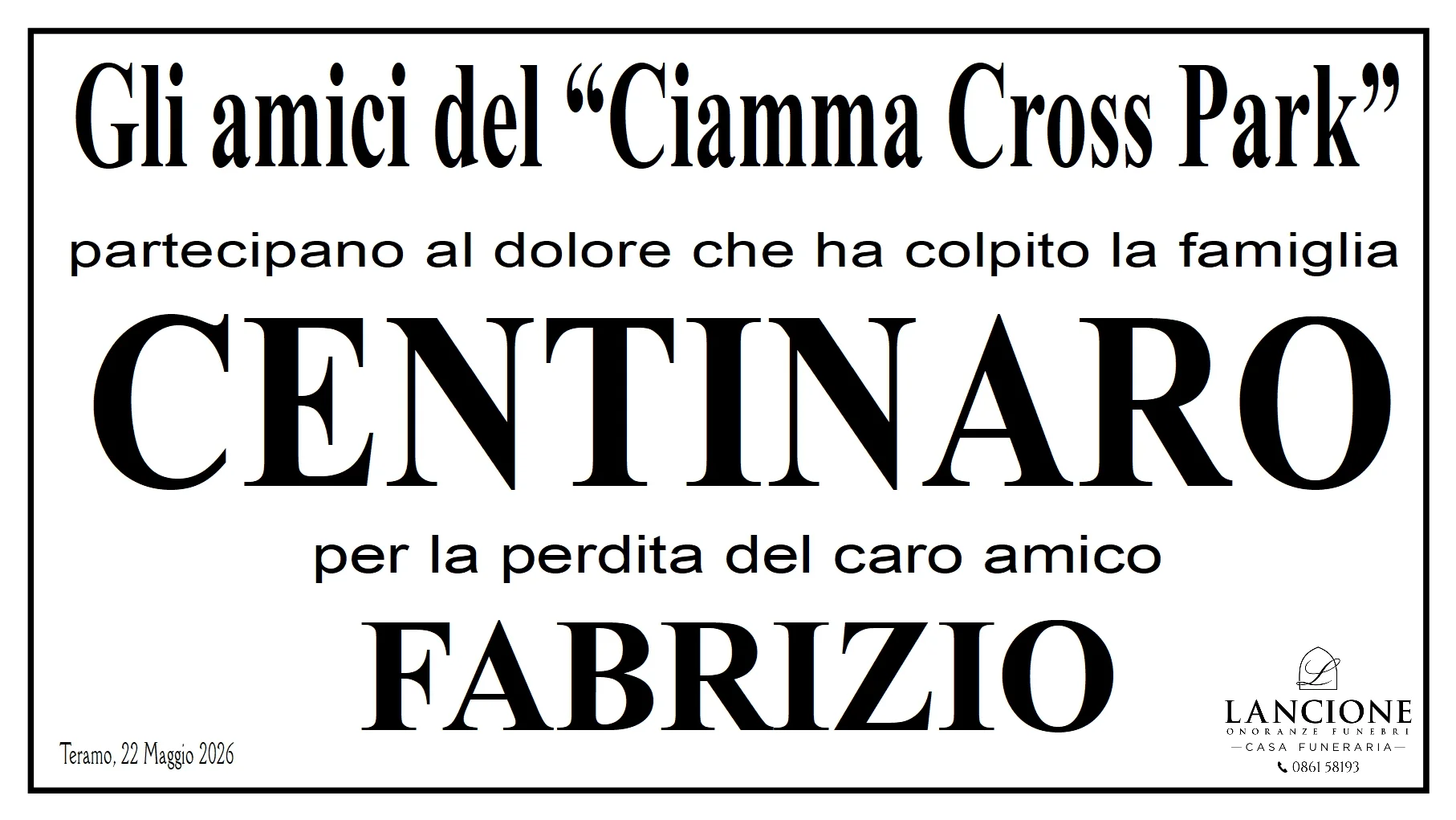 Manifesti di partecipazione — Fabrizio  Centinaro  - Immagine 3