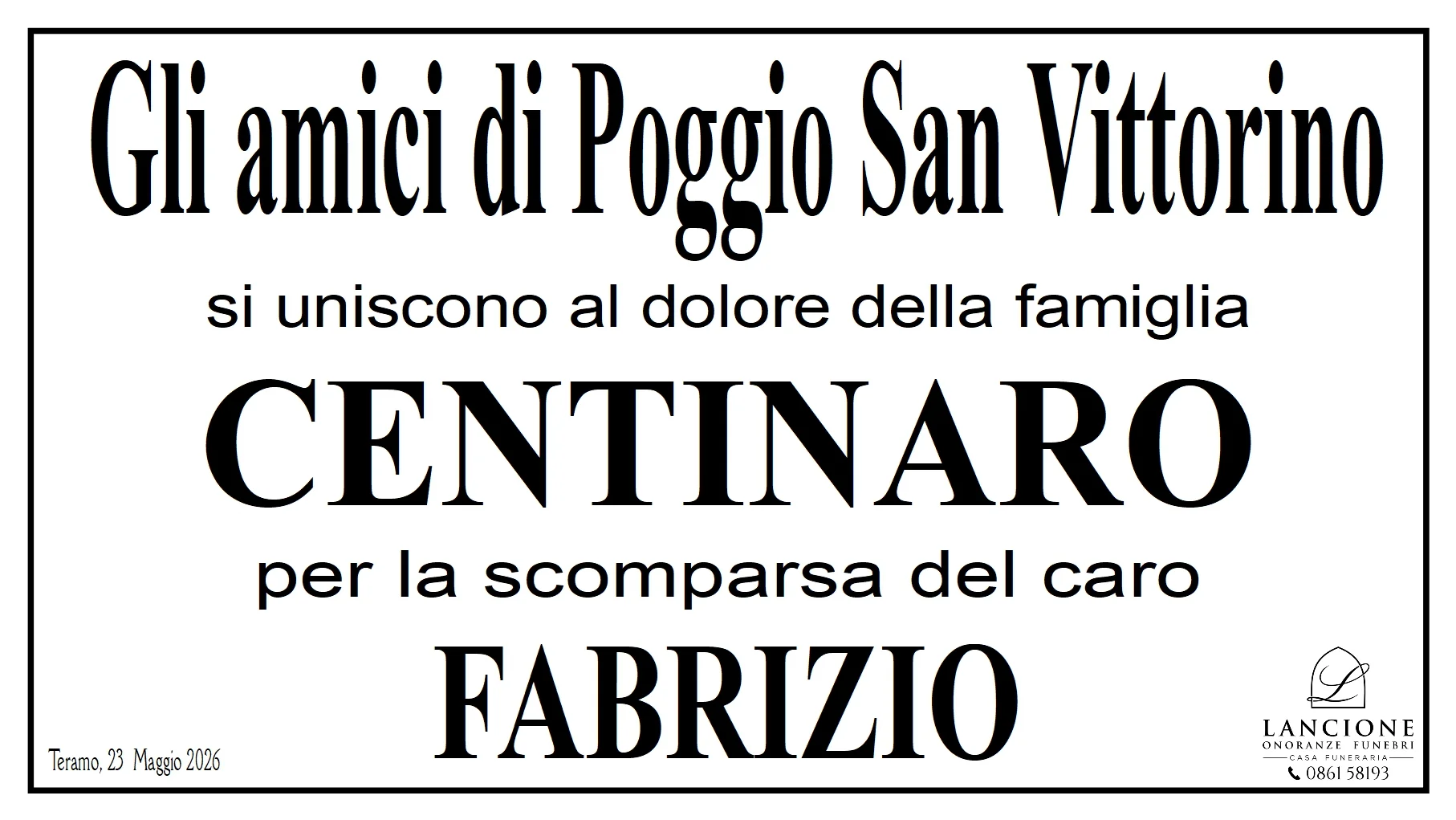 Manifesti di partecipazione — Fabrizio  Centinaro  - Immagine 6