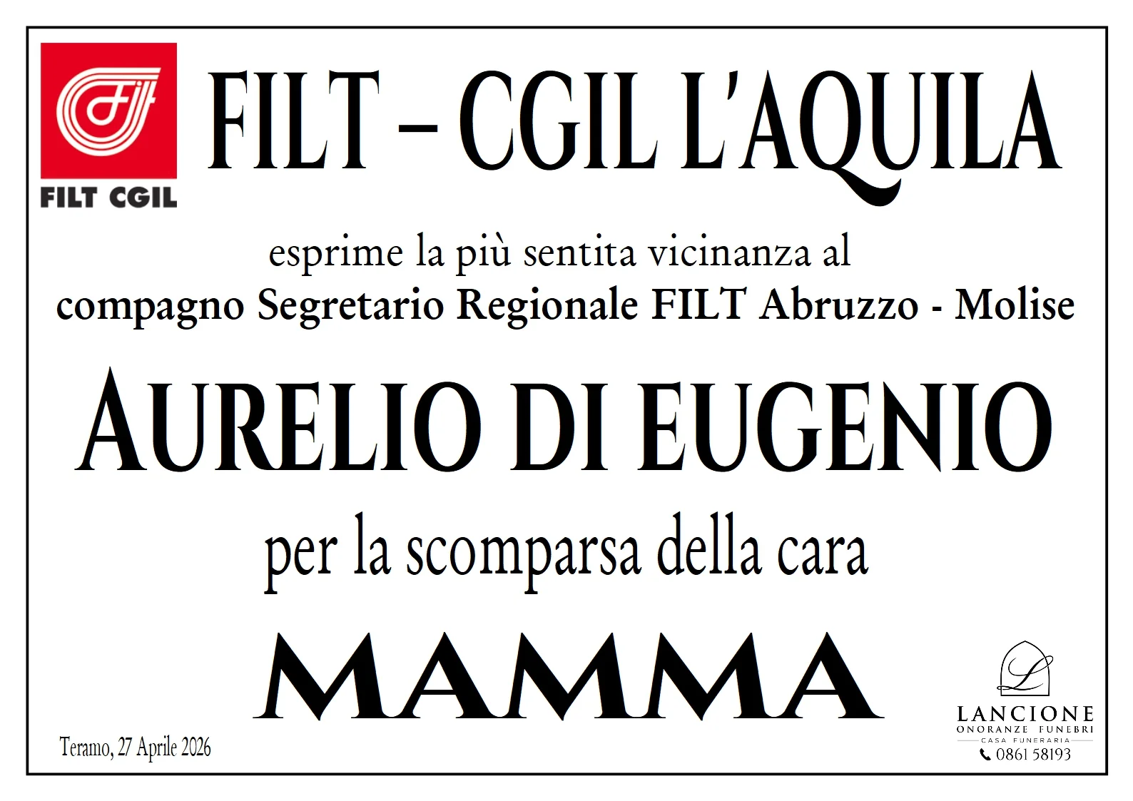 Manifesti di partecipazione — Santa D'Ascenzo - Immagine 8